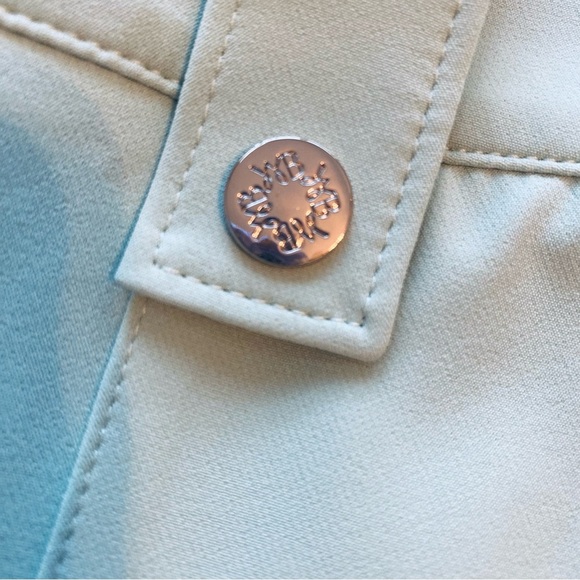 White House Black Market Light Green Wide Leg Pants - Picture 5 of 10